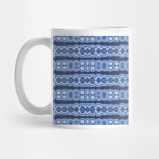 Blue Tones And Hues Shibori Pattern Mug